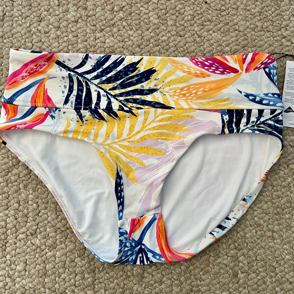 Calia womens boyshirt bikini bottoms